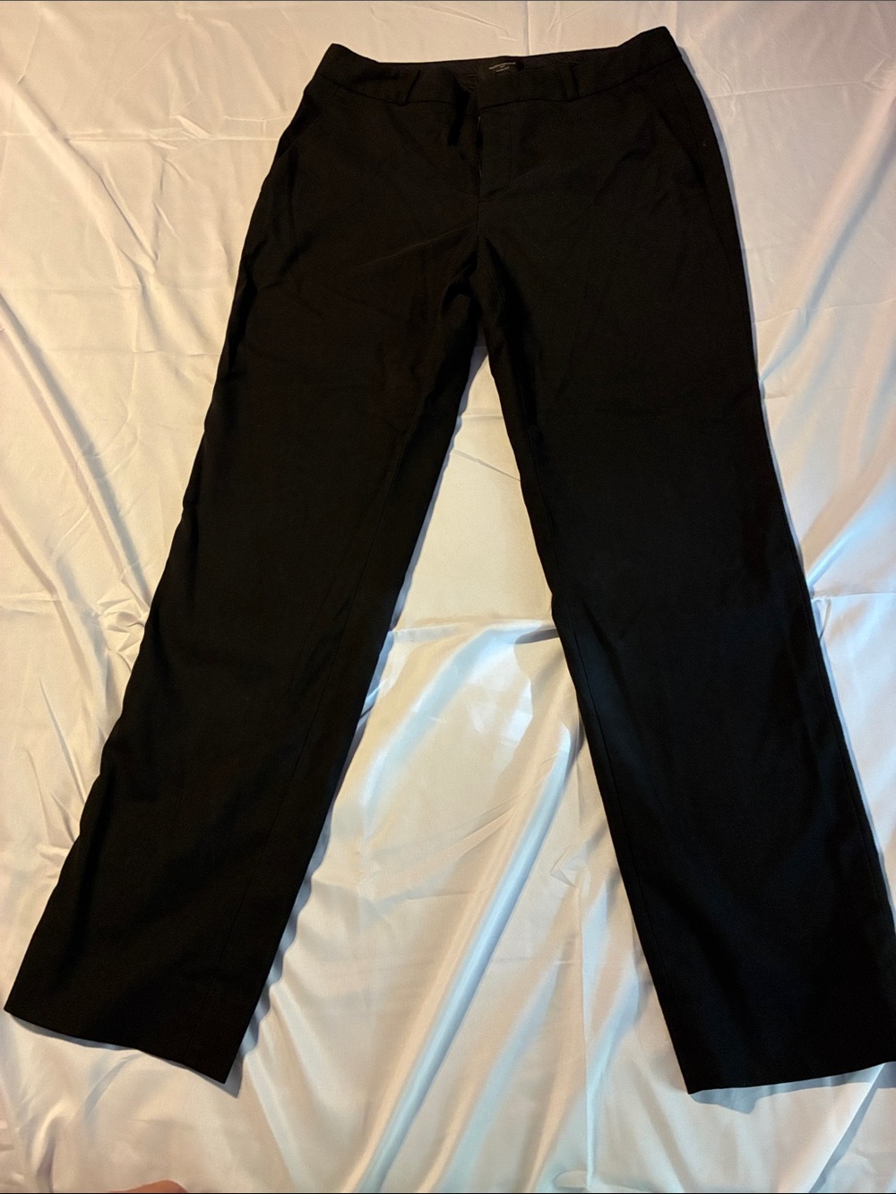 Banana Republic Black Straight-Leg Dress Pants